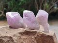 Natural Jacaranda Amethyst Single Crystals x 35 From Mumbwa, Zambia