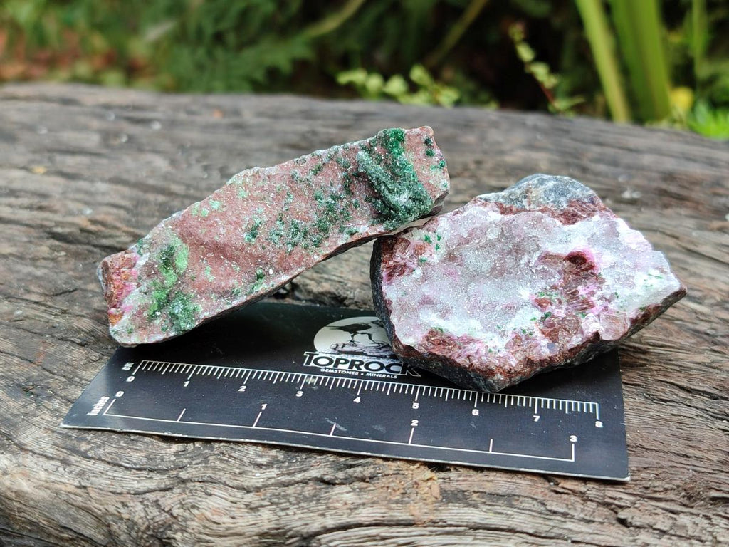 Natural Salrose with Chrysocolla, Cobaltian Dolomite and Malachite Specimens x 35 From Kakanda, Congo
