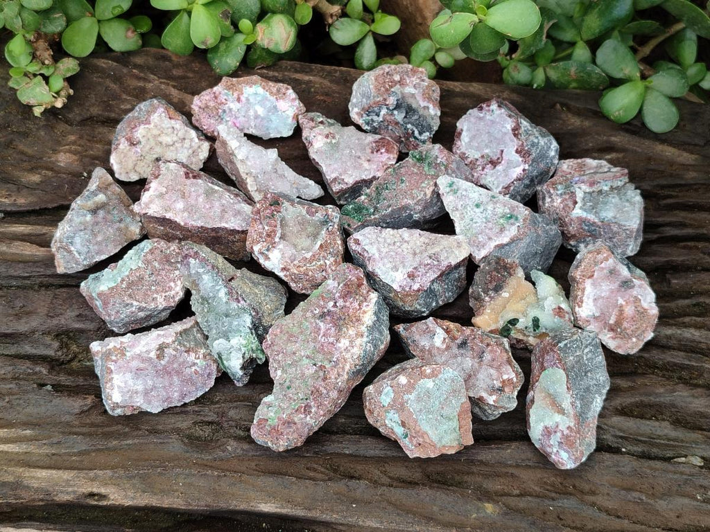 Natural Salrose with Chrysocolla, Cobaltian Dolomite and Malachite Specimens x 35 From Kakanda, Congo