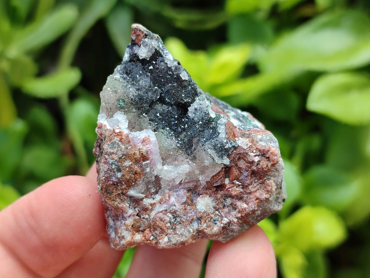 Natural Salrose with Chrysocolla, Cobaltian Dolomite and Malachite Specimens x 35 From Kakanda, Congo