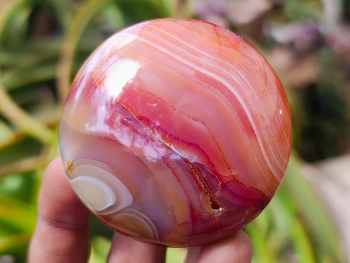 Polished Carnelian Agate Gemstone Galets x 12 From Madagascar