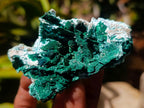Natural Rare Malachite Pseudomorph Specimens x 6 From Kolwezi, Congo