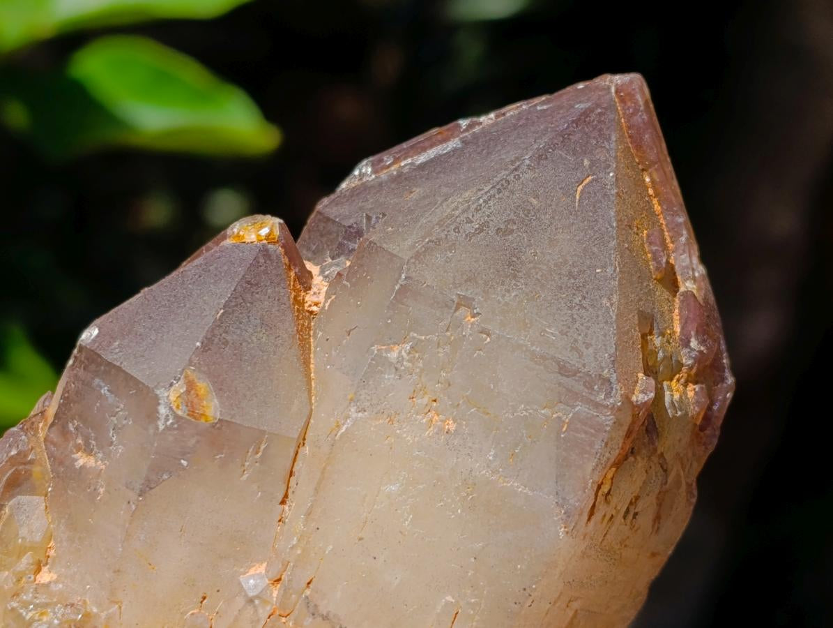Natural Red Hematoid Quartz Crystals and Clusters x 3 From Karoi, Zimbabwe