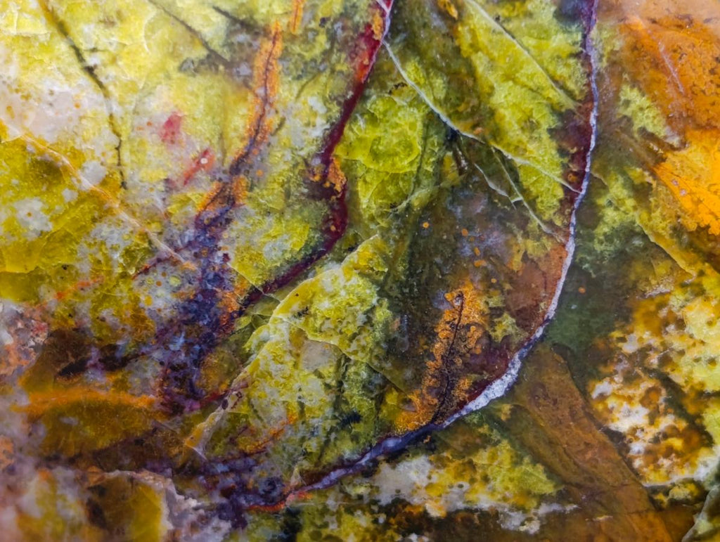 Polished Green Opal Standing Free Forms x 2 From Betroka, Madagascar