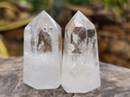 Polished Clear and Smokey Quartz Crystals x 21 From Madagascar