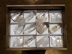 Polished Clear and Smokey Quartz Crystals x 21 From Madagascar
