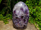Polished Large Chevron Amethyst Display Piece x 1 From Madagascar