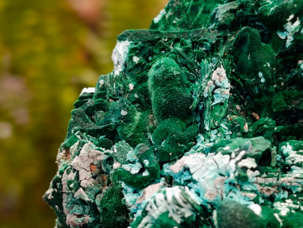 Natural Rare Malachite Pseudomorph Specimens x 2 From Kolwezi, Congo