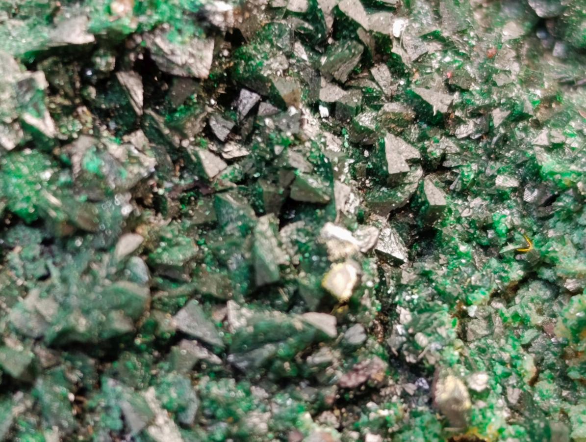 Natural Crystalline Malachite Specimens x 6 From Tenke Fungurume, Congo