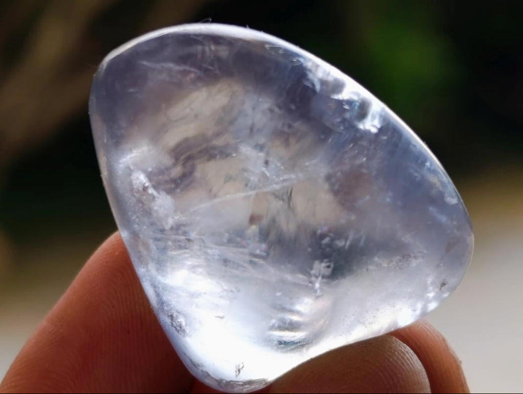Polished Blue Celestite Galets x 70 From Sakoany, Madagascar