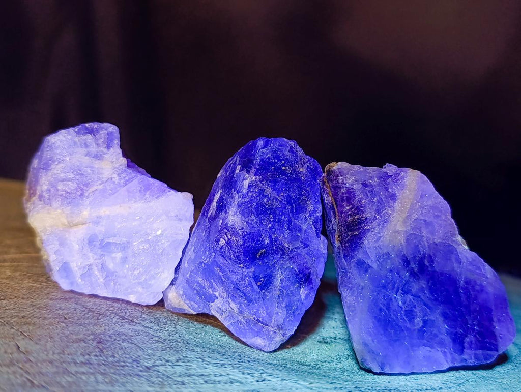 Natural Watermelon Fluorite Cobbed Specimens x 35 From Uis, Namibia