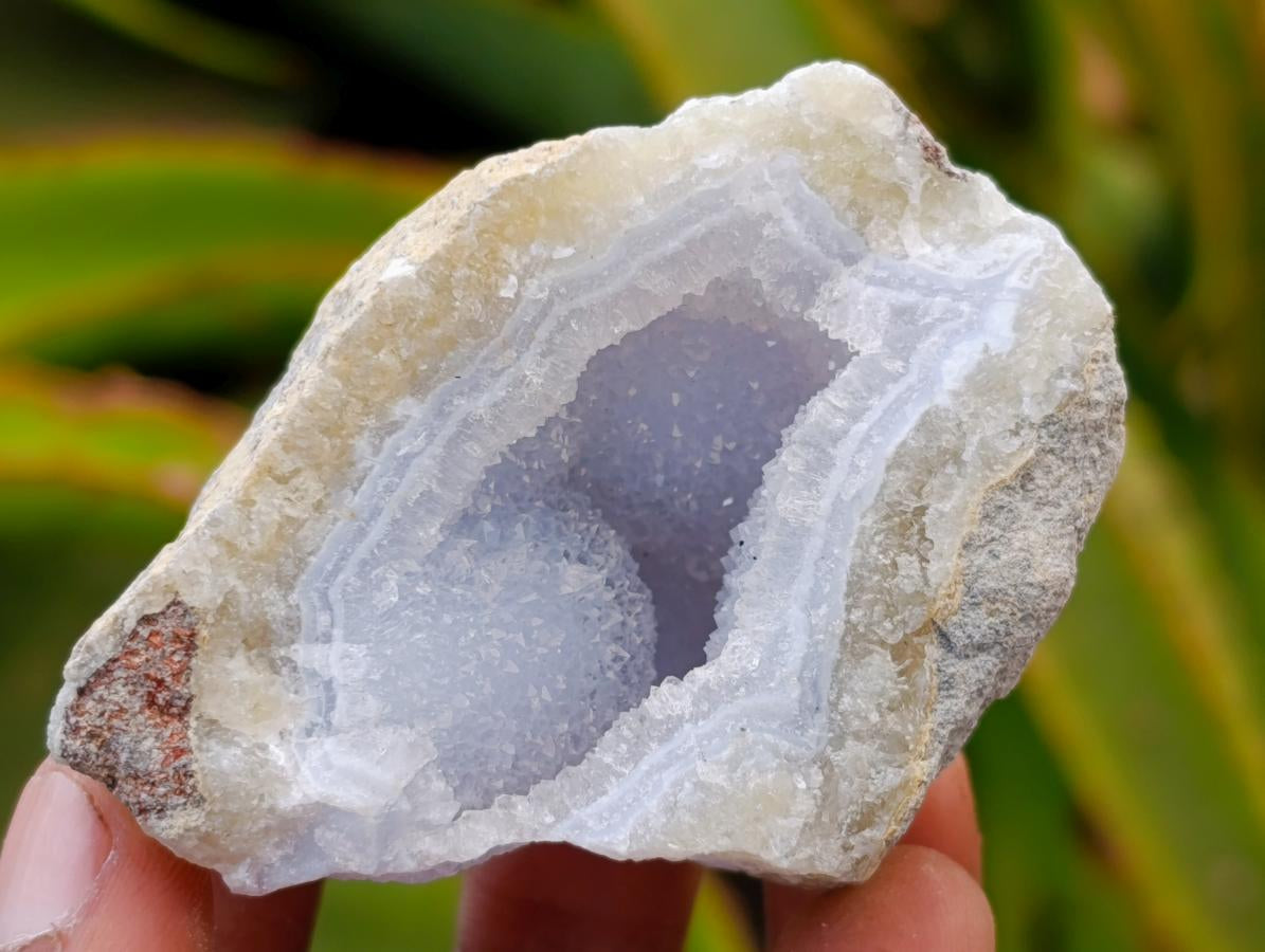 Natural Blue Lace Agate Geodes and Clusters Specimens x 24 From Nsanje, Malawi