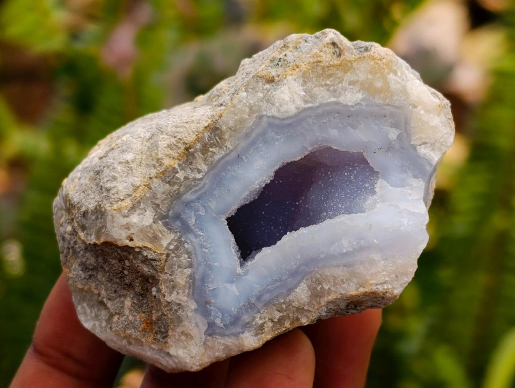 Natural Blue Lace Agate Geodes and Clusters Specimens x 24 From Nsanje, Malawi - Toprock Gemstones and Minerals 