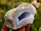 Natural Blue Lace Agate Geodes and Clusters Specimens x 24 From Nsanje, Malawi - Toprock Gemstones and Minerals 