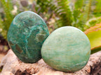 Polished Verdite Palm Stones x 12 From Zimbabwe - Toprock Gemstones and Minerals 