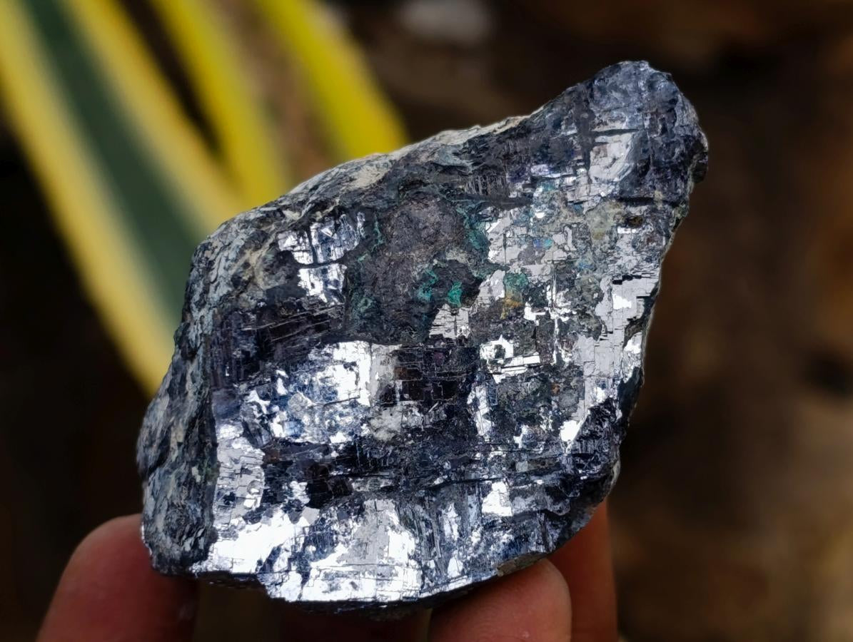 Natural Bright Silver Lead Galena Cobbed Specimens x 6 From Kaokoveld, Namibia