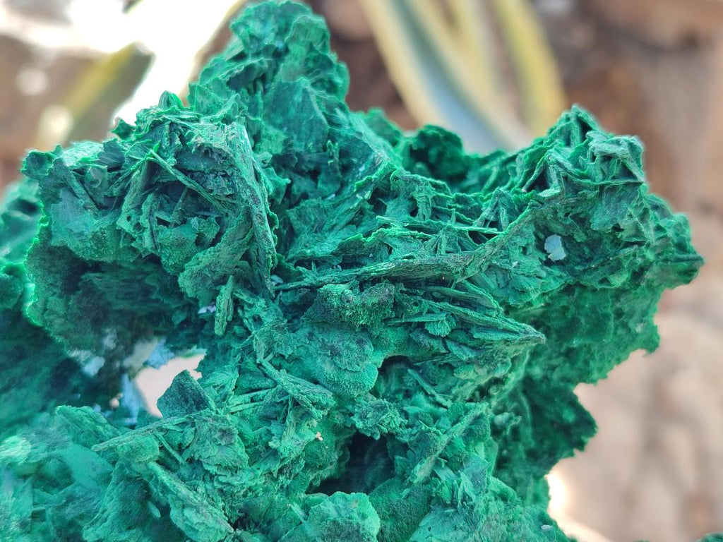 Natural XL Rare Malachite Pseudomorph Specimen x 1 From Kolwezi, Congo