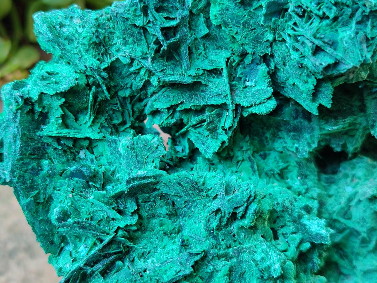 Natural XL Rare Malachite Pseudomorph Specimen x 1 From Kolwezi, Congo