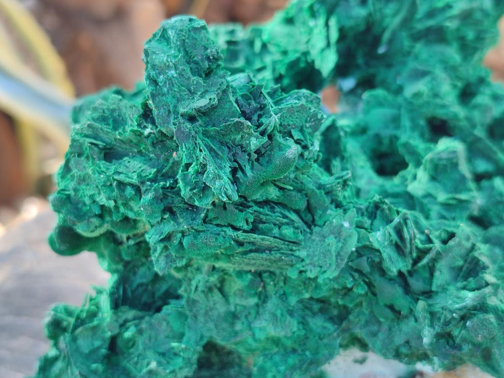 Natural XL Rare Malachite Pseudomorph Specimen x 1 From Kolwezi, Congo