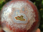 Polished Red Shashe River Banded Agate Spheres x 4 From Shashe River, Zimbabwe