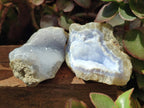 Natural Blue Lace Agate Geodes and Clusters x 24 From Nsanje, Malawi