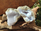 Natural Blue Lace Agate Geodes and Clusters x 24 From Nsanje, Malawi