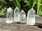 Polished Clear Quartz Crystals x 12 From Madagascar