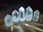 Polished Clear Quartz Crystals x 12 From Madagascar
