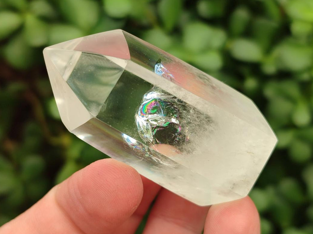 Polished Clear Quartz Crystals x 12 From Madagascar