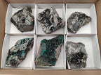 Natural Libethenite Crystals on Dolomite Matrix Specimens x 6 From Shituru, Congo - Toprock Gemstones and Minerals 