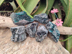 Natural Libethenite Crystals on Dolomite Matrix Specimens x 6 From Shituru, Congo - Toprock Gemstones and Minerals 