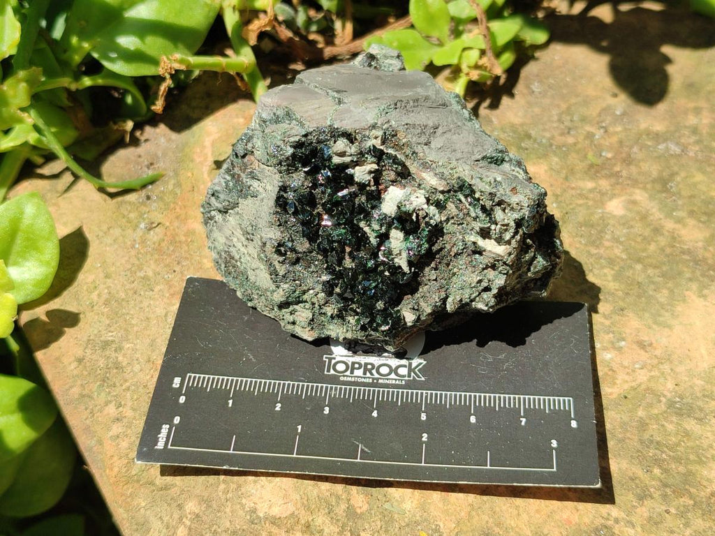 Natural Libethenite Crystals on Dolomite Matrix Specimens x 6 From Shituru, Congo - Toprock Gemstones and Minerals 