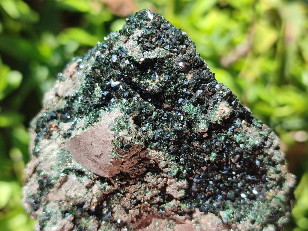 Natural Libethenite Crystals on Dolomite Matrix Specimens x 6 From Shituru, Congo - Toprock Gemstones and Minerals 