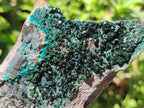 Natural Libethenite Crystals on Dolomite Matrix Specimens x 6 From Shituru, Congo - Toprock Gemstones and Minerals 
