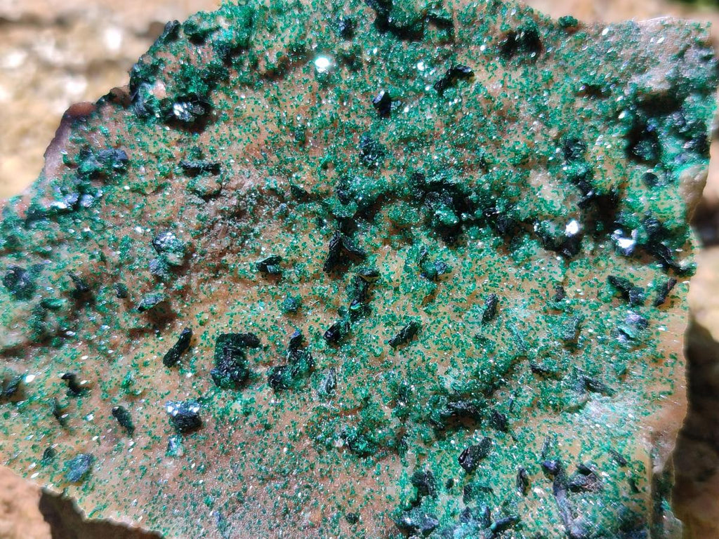 Natural Crystalline Malachite Specimens x 6 From Tenke Fungurume, Congo - Toprock Gemstones and Minerals 