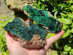 Natural Crystalline Malachite Specimens x 6 From Tenke Fungurume, Congo - Toprock Gemstones and Minerals 