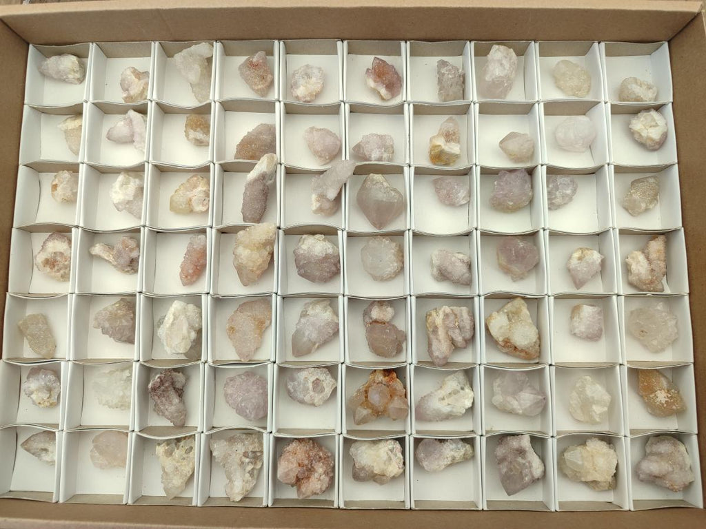 Natural White Spirit Quartz Crystals x 70 From Boekenhouthoek, South Africa