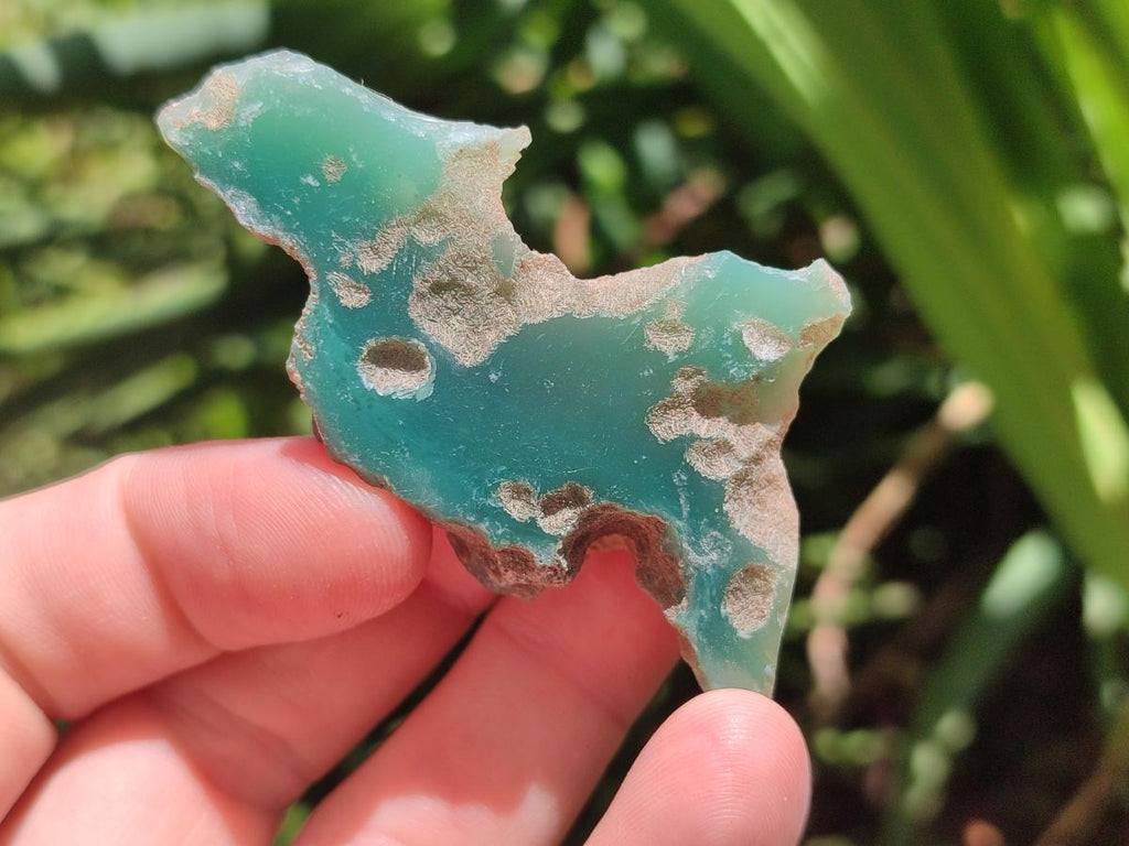 Polished On One Side Mtorolite Chrysoprase Plates x 48 From Mutorashanga, Zimbabwe