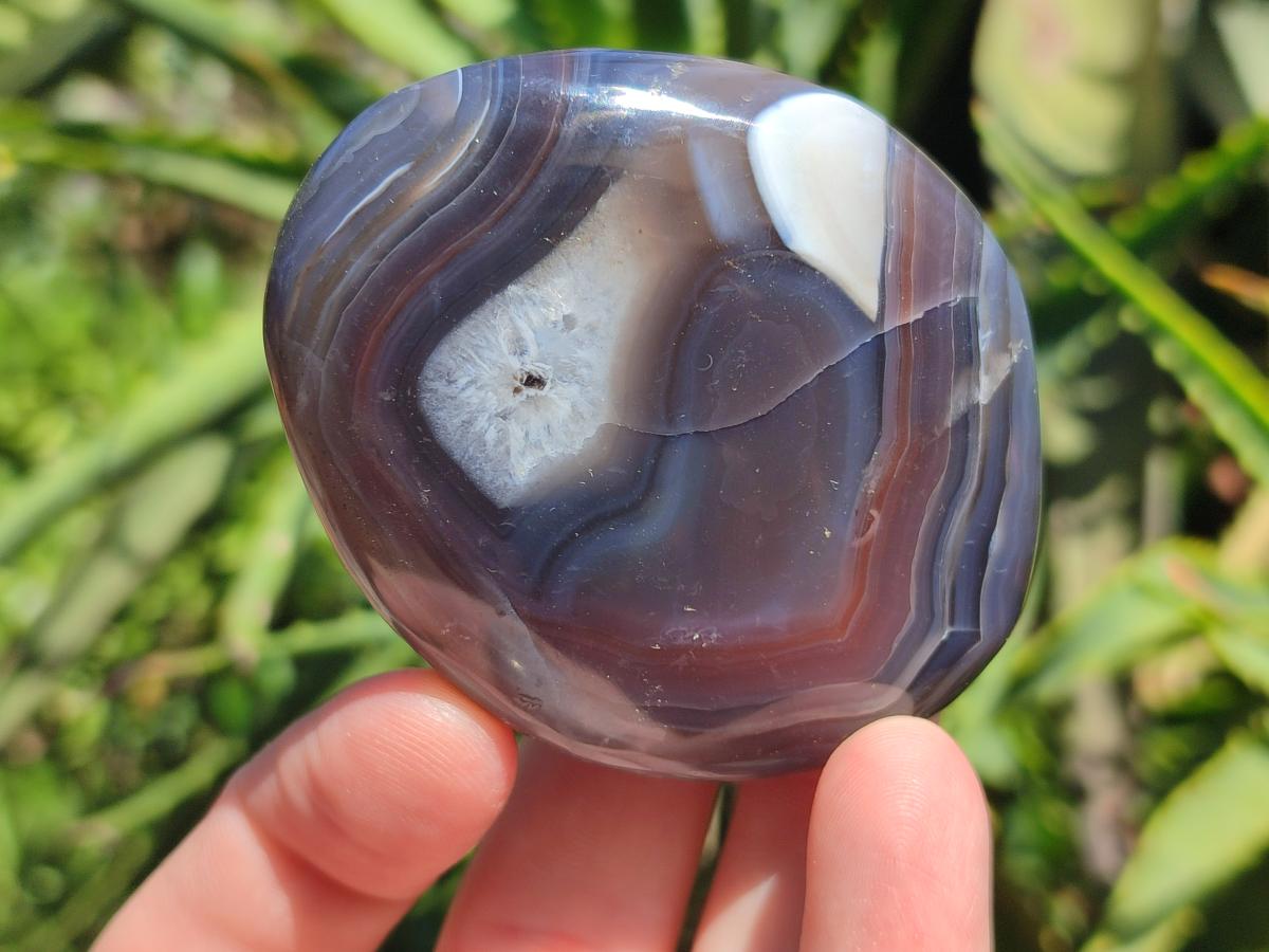 Polished Red Shashe River Agate Galets x 12 From Shashe River, Zimbabwe
