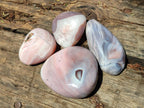 Polished Red Shashe River Agate Galets x 12 From Shashe River, Zimbabwe - Toprock Gemstones and Minerals 