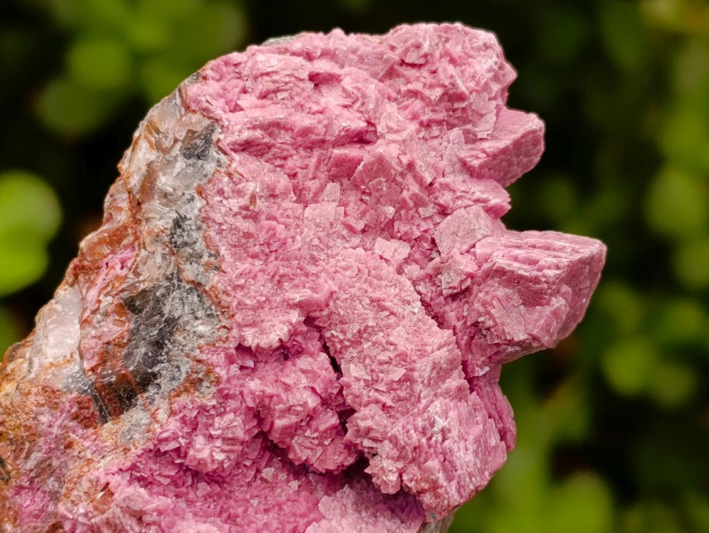 Natural Salrose Cobaltoan Dolomite with Malachite and Kolwezite Specimens x 12 From Kakanda, Congo - Toprock Gemstones and Minerals 