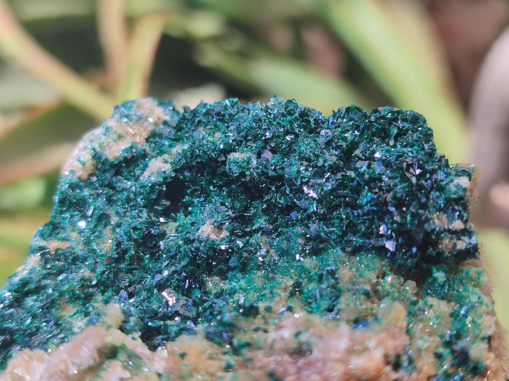 Natural Cabinet Crystalline Malachite Specimens x 2 From Tenke Fungurume, Congo