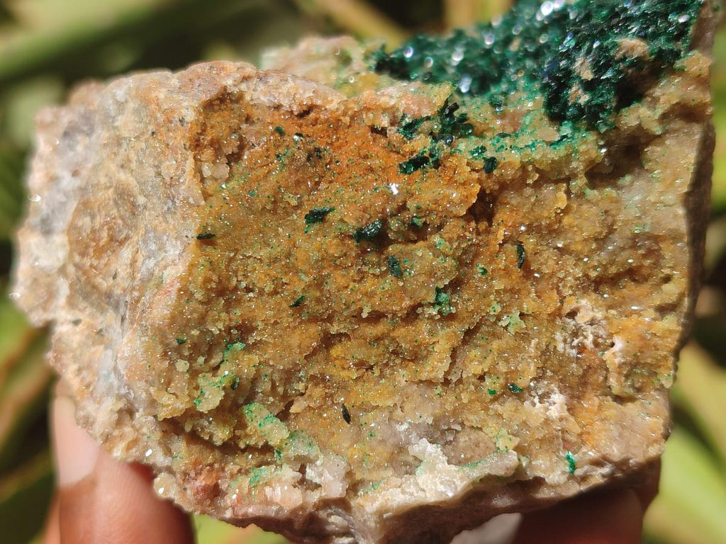 Natural Cabinet Crystalline Malachite Specimens x 2 From Tenke Fungurume, Congo