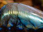 Polished Labradorite Standing Free Forms x 3 From Madagascar