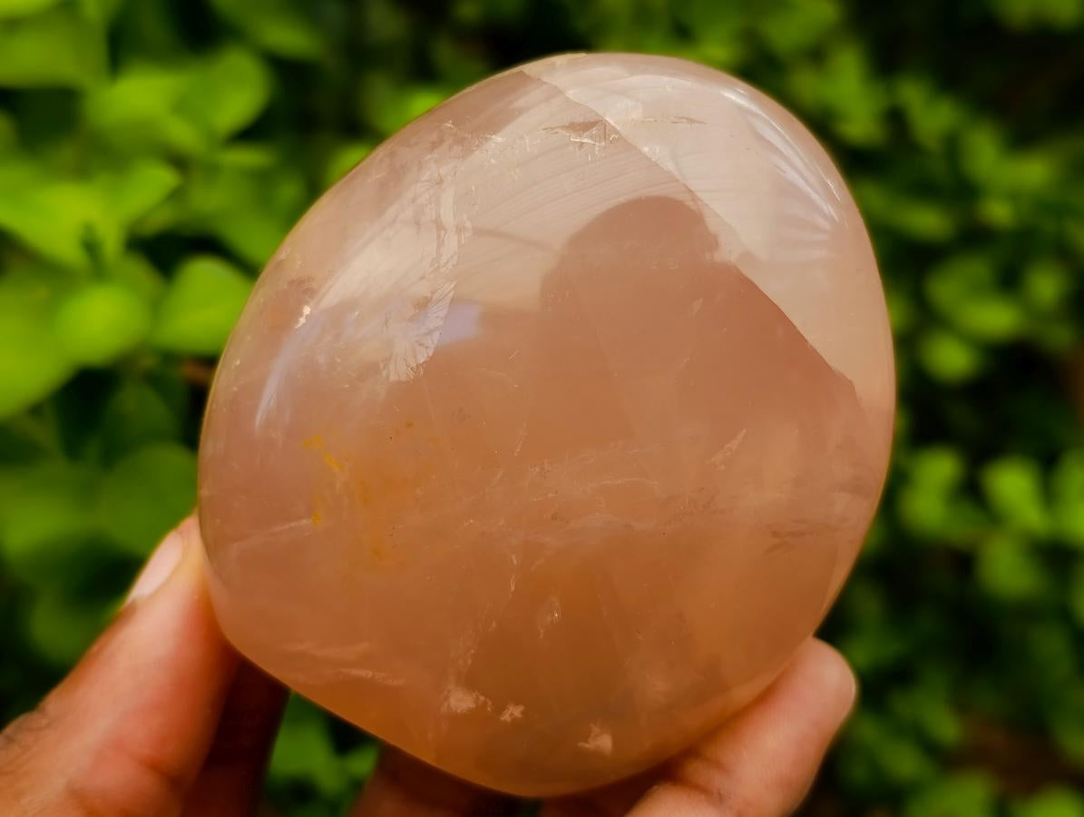 Polished Gemmy Rose Quartz Standing Free Forms x 5 From Madagascar