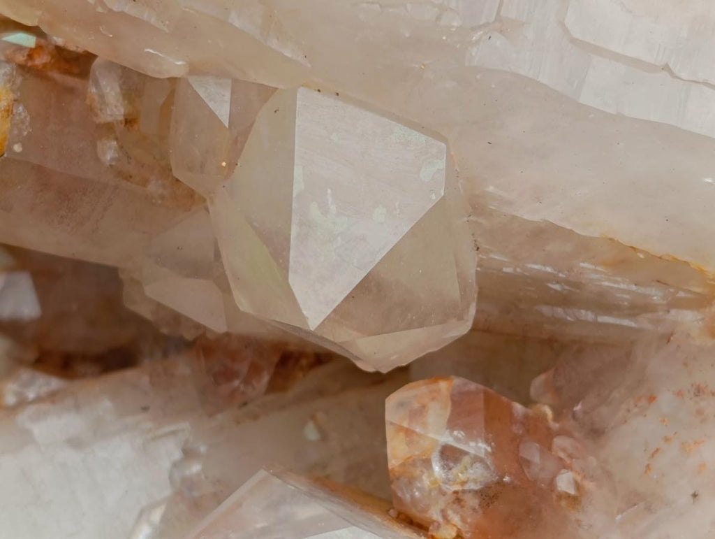 Natural XL Floater Hematoid Quartz Cluster x 1 From Zambia