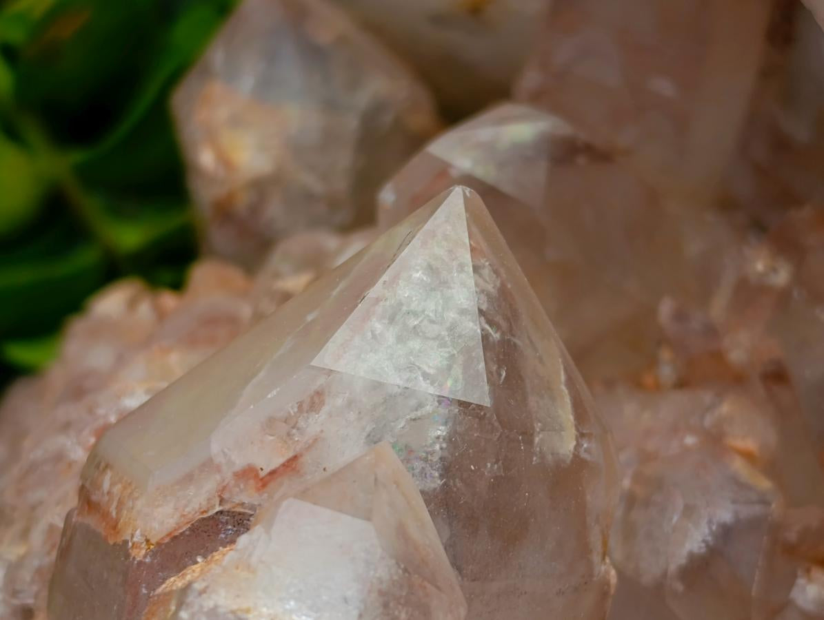 Natural XL Floater Hematoid Quartz Cluster x 1 From Zambia