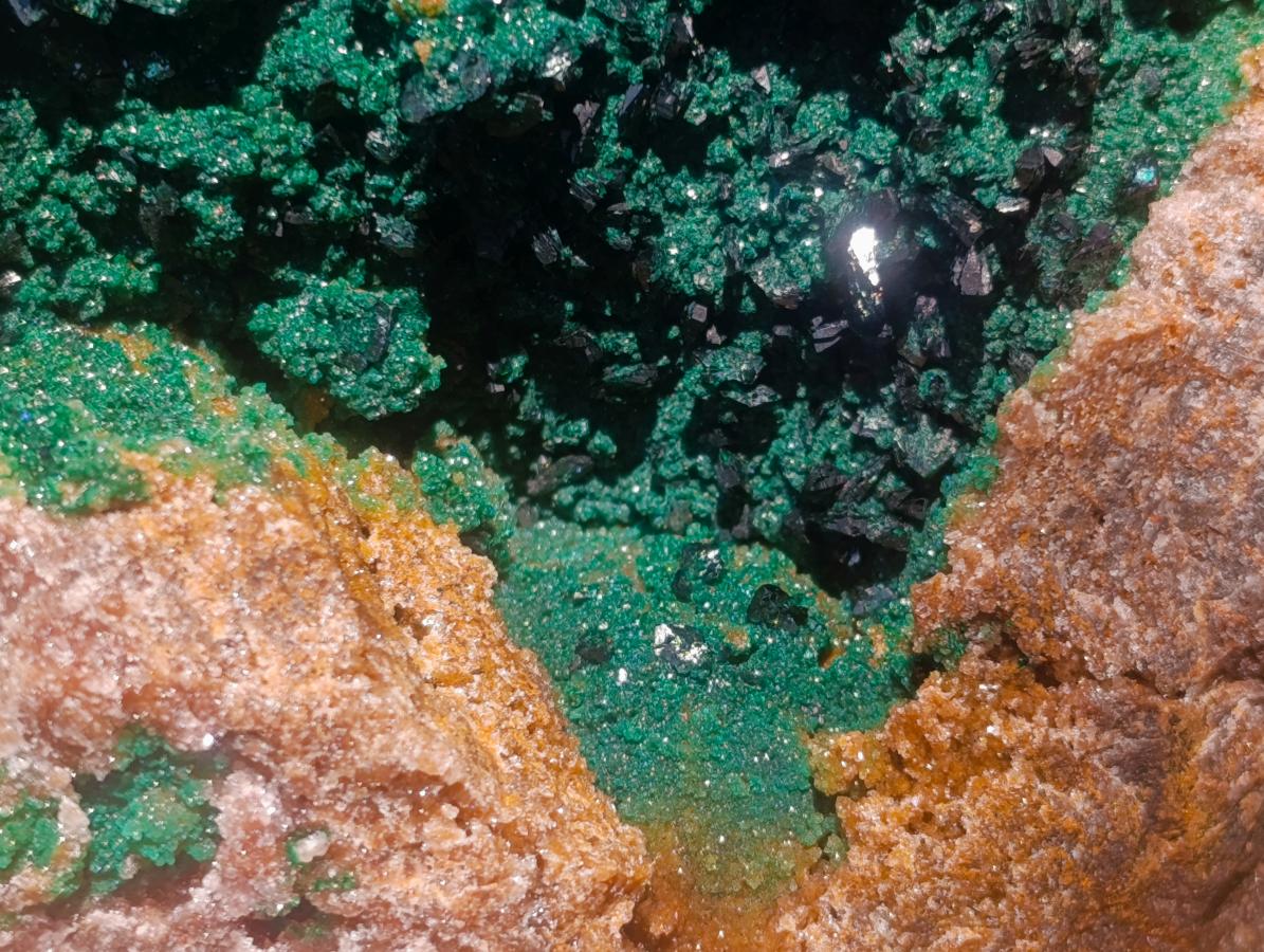 Natural Large Cabinet Crystalline Malachite Specimen x 1 From Kolwezi, Congo