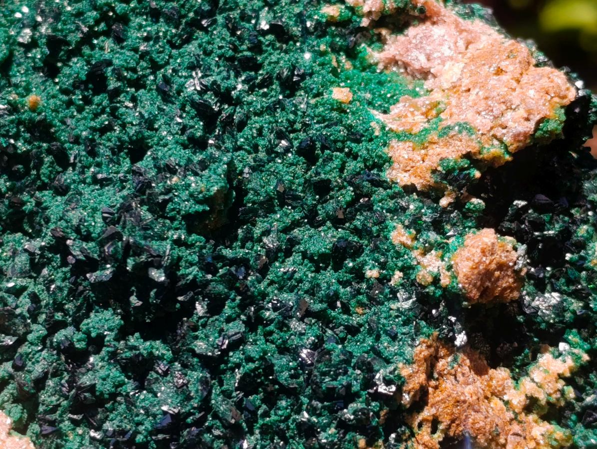 Natural Large Cabinet Crystalline Malachite Specimen x 1 From Kolwezi, Congo