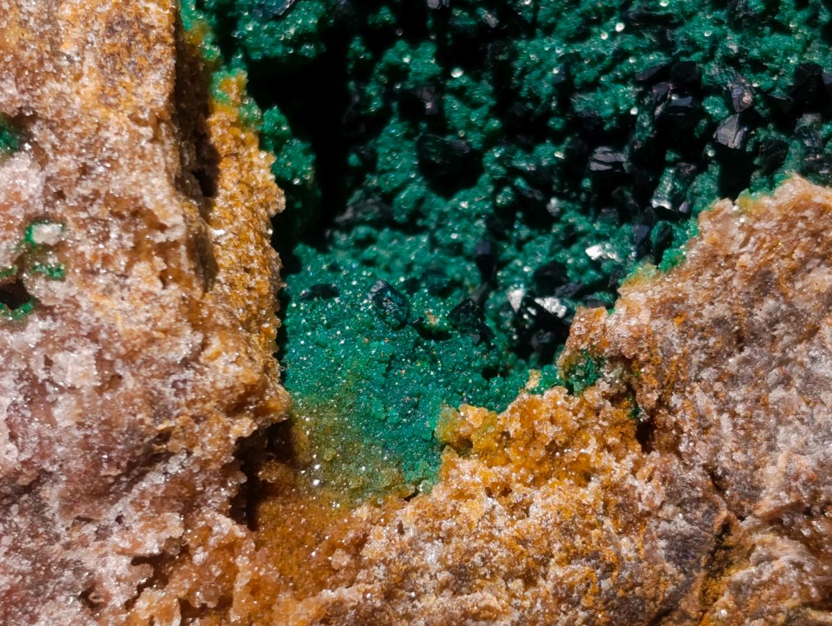 Natural Large Cabinet Crystalline Malachite Specimen x 1 From Kolwezi, Congo